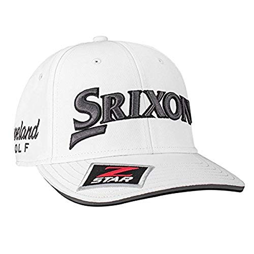 Srixon Golf Men's Tour Staff Hat, White/Grey, One Size Fits All