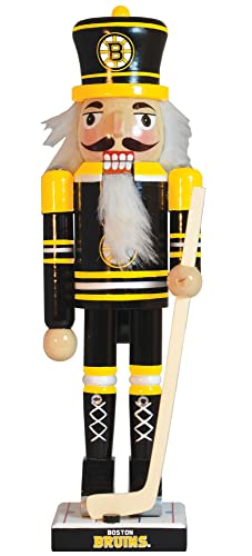 MasterPieces Game Day - NHL Boston Bruins - Team Painted Wood Nutcracker