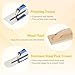 Edovaf 10pcs Concrete Trowel Tool Set,Professional Masonry Hand Tool Kit Includes Finishing Trowel,Pool Trowel,Wood Float,Gauging Trowel,Concrete Edger, Groover,Wire Twister Tool, Gloves and Tool Bag