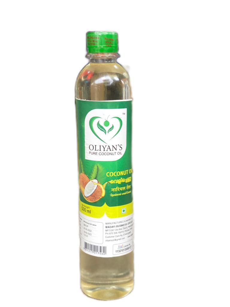Oliyans pure coconut oil (500ml) Amazon.in Beauty