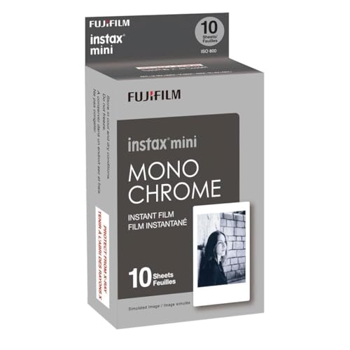 Image of Fujifilm Instax Mini Film Monochrome 2-Pack (20 B&W Exposures)