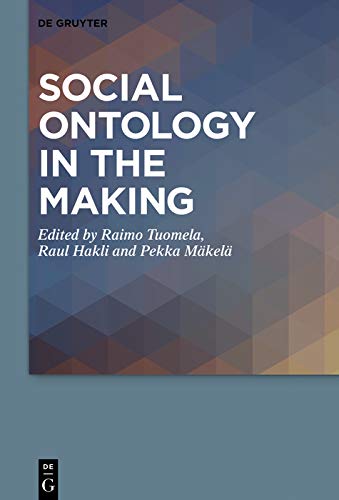 Social Ontology in the Making      [Print Replica] Kindle Edition