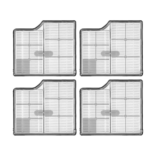 Image of (4 Pack) Saros 10 Replacement HEPA Filters Compatible with Roborock Saros 10 Robot Vacuum Cleaner, Filters Accessories Kit, Filter Kit