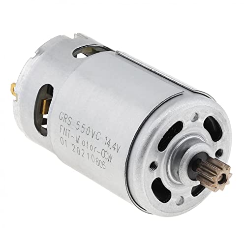 Moteur RS550 DC 25V 9 dents pour visseuse sans fil et outillage rotatif