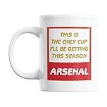 Gift Island Football Secret Santa Mug Gift for Arsenal Supporters | Mug Gift for Arsenal Fans | Football Stuff, Joke Mug for Friends, Colleague, Cousin, Uncle, Dad, Father, Son, Brother 11oz