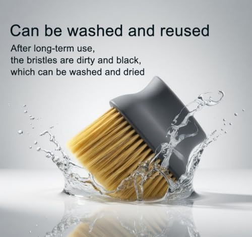 Image of Car Interior Cleaning Brush, Soft Bristles, Washable and Reusable, Dashboard and Console Duster