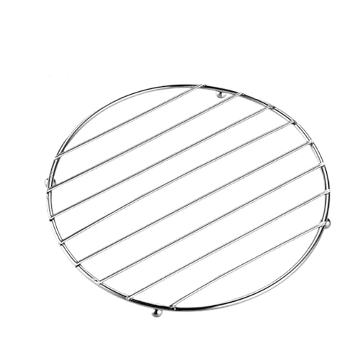 Sottopentola in acciaio – sottopentola quadrato rotondo resistente al calore, set modulare ad incastro, montaggio con motivo a piastrelle, connettore girevole girevole, calibro extra spesso