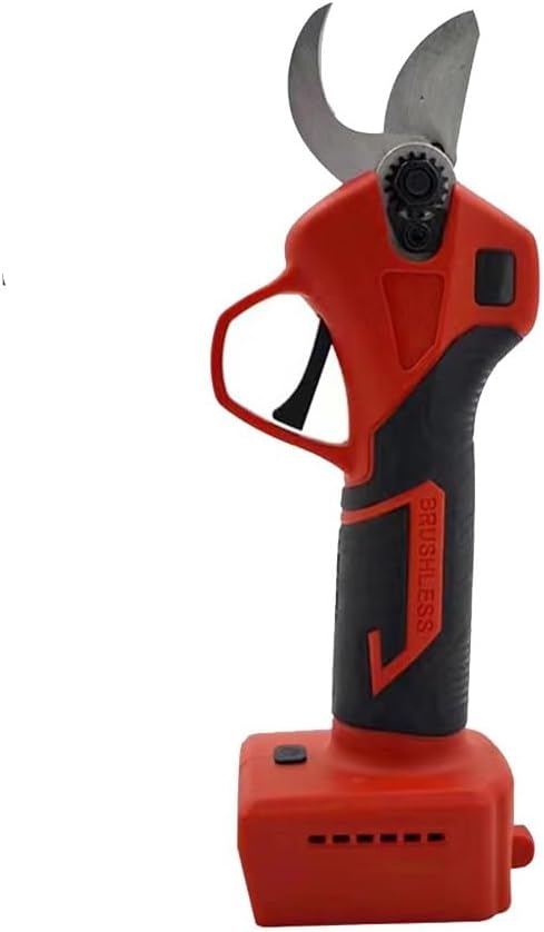 Brushless Electric Pruning Shears Garden Tools Pruner 0/1 LED Screen Cordless Fruit Tree Scissors For 18V Battery Pin(With LED Screen)