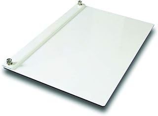 Prancheta Portátil em Fórmica com 3 mm de Espessura, com Prendedor de Metal, Trident 47-A4, Branco, Formato A4