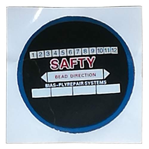 Harzole CPB-2503 Parche de reparación de Capas sesgadas Estilo Europeo 1 Capa 96mm 10 Piezas/Bolsa