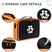 Ciseret Speed Cube Storage for Different Types Cube Fidget Toy, Soft Carrying Rubix Case, Portable Travel Fidget Toy Holder Carrying Bag for Brain Teaser Game with Inner Mesh Pocket, One-Shoulder