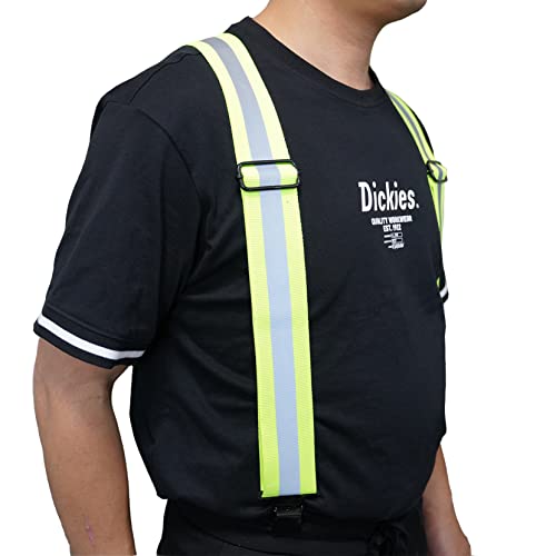 Image of MELOTOUGH Men's Suspender 2 inch Wide Partial Elastic Strap for Jeans Pants