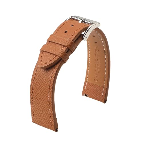 Bracelet de montre en cuir véritable robuste fait main contre l'usure 22mm