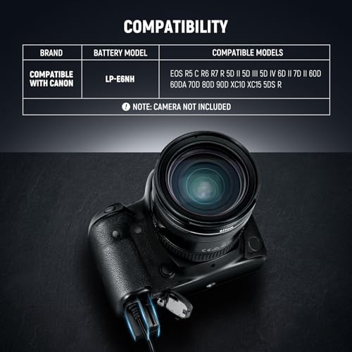 Image of NEEWER D Tap to LP-E6NH Dummy Battery with Cable for V Mount Battery, Stable Continuous Power Supply for Canon EOS R5 C R6 R7 5D II III IV 6D II 7D II 60D 60Da 70D 80D 90D XC10 XC15 5DS R, VP-LPE6NH