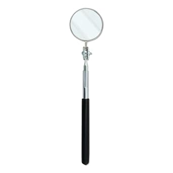 Ullman C - 2 m runder Teleskop-Inspektionsspiegel 2-1/4 Zoll Durchmesser 254 cm bis 356 cm verl ngerte Griffl nge