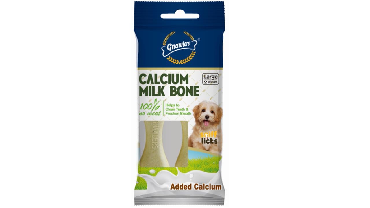 Gnawlers Calcium Milk Bones, Large (2 in 1) Pack of 2 (B084WWNTJJ) Amazon Price History, Amazon Price Tracker