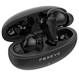 Foxeye Wireless Earbuds, Bluetooth 5.3 Earbuds Stereo Bass, Bluetooth Headphones in Ear Noise Cancelling Mic,30 Hour Playtime, USB C Mini Charging Case Ear Buds, 10mm Drivers with Big Bass (Black)