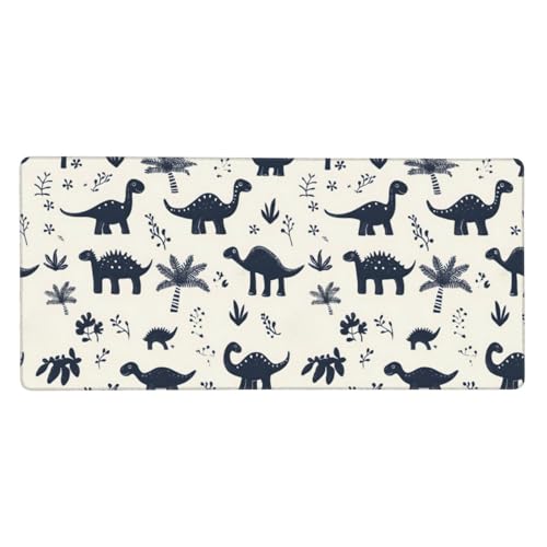 Grand tapis de souris de jeu dinosaure, le cadeau de bureau idéal