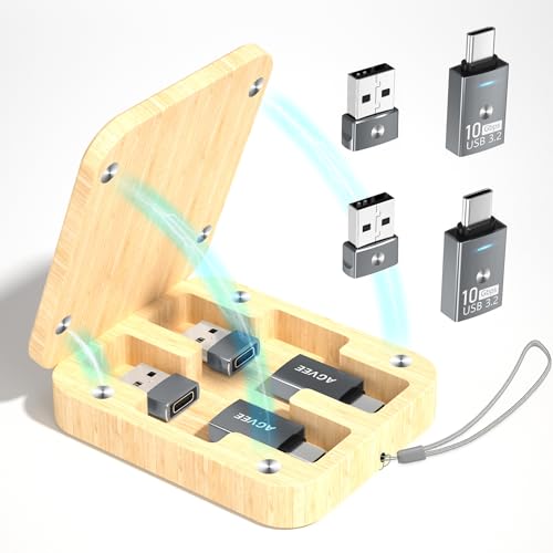 Convertisseur USB C magnétique AGVEE pour éviter l'usure des ports de PC