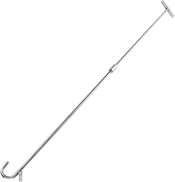 5th Wheel Pin Puller Heavy Duty 31" 5th Wheel Pin Puller Chrome Plated Fifth Wheel Pin Puller Solid Steel 5th Wheel Puller with w/Hook