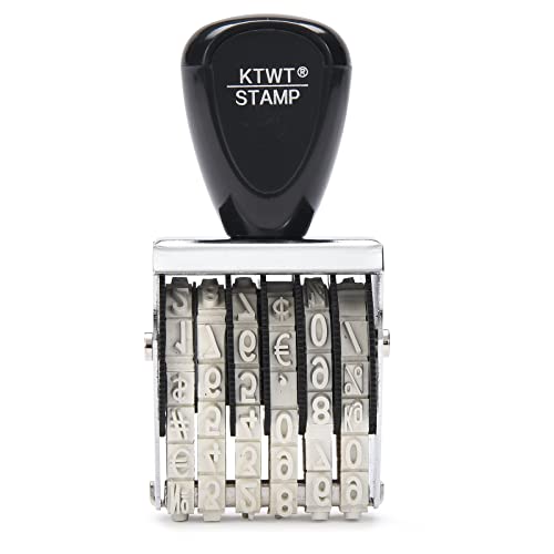 6 Digits Rubber Number Stamp, Date Stamp, Office Stamp, Rotating Stamp, Office Business Stamps #TOP2