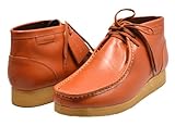 British Collection New Castle 2 Men Caramel Leather Lace Up 12