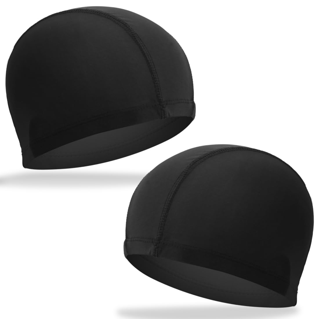 Gorro de natación suave unisex para pelo largo hombres piscina flexible ligero