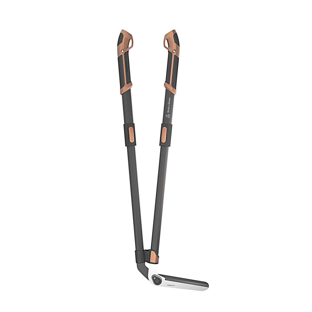 Kent & Stowe Adjustable Height Lawn Edging Shears - Black