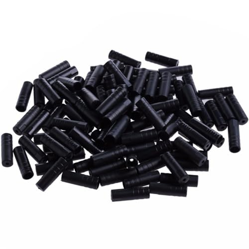QIEIEI 100Pcs Bike Brake Cable Housing Ferrule End Bicycles Shifts Cable End Bike Derailleur Shifts Cable Wire End