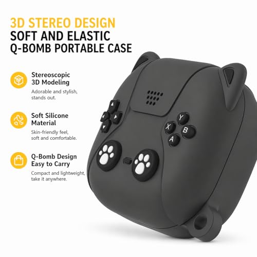 Image of Silicone Case Cover for Samsung Galaxy Buds Core (2025) (Cat Lavender)
