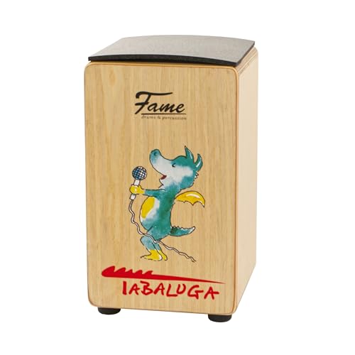 Fame Cajon Tabaluga, Holz, Snare-Effekt, Gitarrensaiten,...