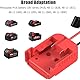 POFET Batterieadapter Power Wheels Adapter für Milwaukee 18V Battery Dock Stromanschluss mit Schalter Sicherungshalter für RC Car Toys Robotics