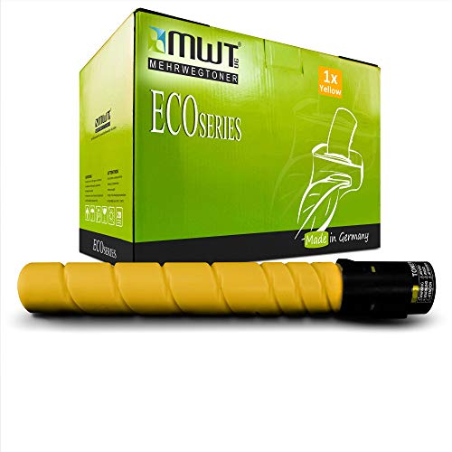 Toner jaune Mehrwegtoner anti-bavure pour recharger Konica Minolta Bizhub C454e A33K252