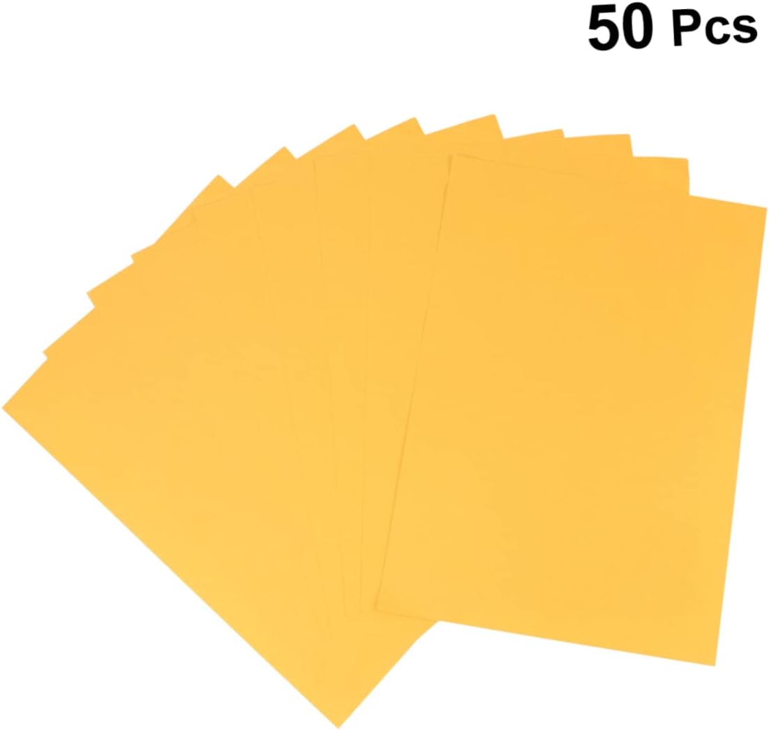 50pcs Handmade Paper Creative Pearlescent Shimmer Cards Decorative Diy Material for Craft Scrapbooking