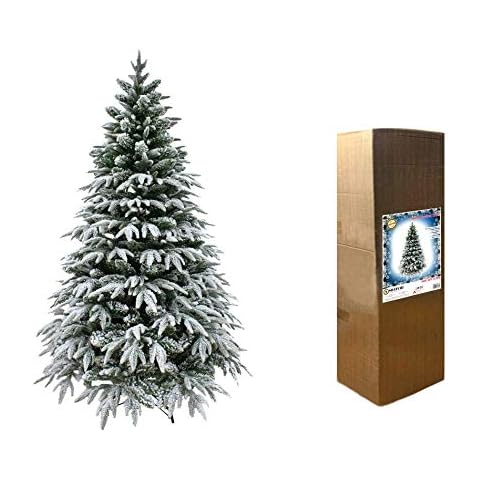 SHATCHI Árbol de Navidad Artificial Cubierto de Abeto de Laponia Cover