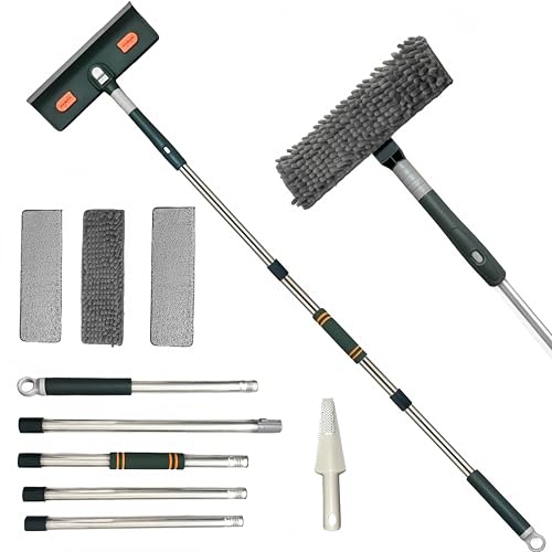 4 in 1 Window Squeegee Cleaner Set,Window Cleaning Tool with