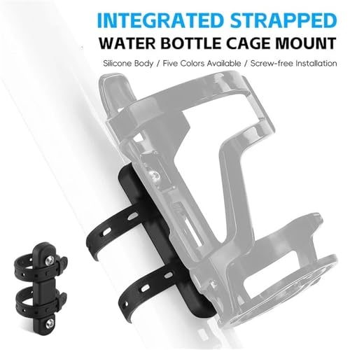 Porte-bouteille moto sans perçage support d'eau à sangles anti-vibration - 2