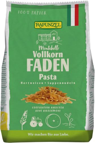 Vollkornnudeln Rapunzel Bio Faden Suppennudeln, 6 x 250 gr