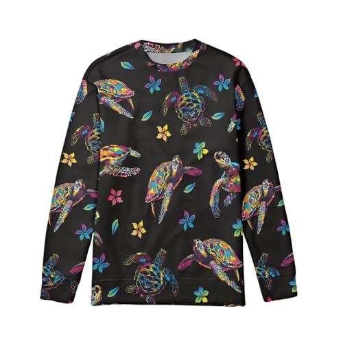 Hawapod Kids Sweatshirts Animal Pattern Long Sleeve Crewneck Pullover Cozy Spring Fall Sweatshirt Graphic For Boys Girls