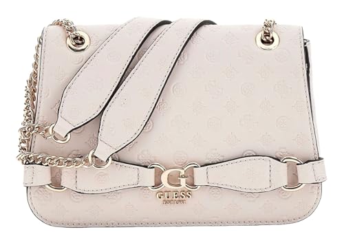 Sac GUESS Arlena xbody flap taupe logo convertible bandoulière femme