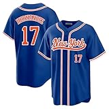 Custom Mens/Women/Youth New York Blue Keith Hernandez Baseball Stitched T-Shirt for Sports Fan