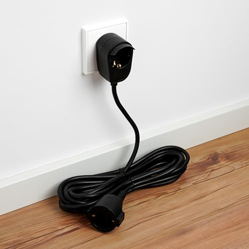Rallonge Powersplit 5m noir REV multiprise de jardin