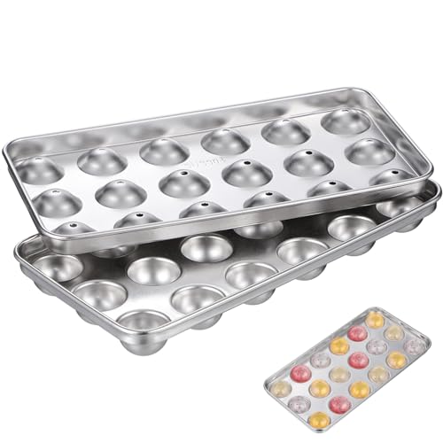 Molde para hielo redondo de acero inoxidable miniatura 1