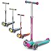 GOMO Kids Scooter 2-5 Years Old Adjustable Height Kick Scooter 3 Wheel Toddler Scooters W/Colors for Boys and Girls
