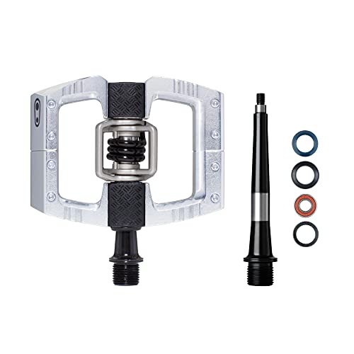 Crankbrothers Mallet DH Mountain Bike Pedals - Silver Edition - MTB DH Downhill Optimized Platform - Clip-in System Pair of Bicycle Bicycle Mountain Bike Pedals (Cleats Included) by Crankbrothers - Image 5