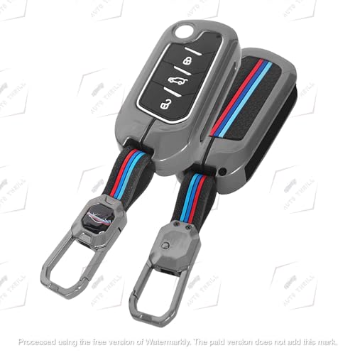 Image of Auto Thrill Premium Key Cover For Compatible With Mahindra Scorpio N | 3Xo | Xuv 300 | Marazzo | Xuv 700 | Xuv 400 Ev | Bolero | Thar 3 Button Flip Key
