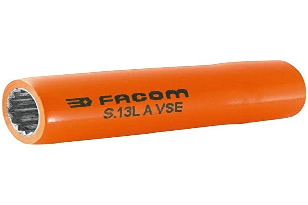 Douille 1/2 longue isolee 17mm Facom outillage de precision premium
