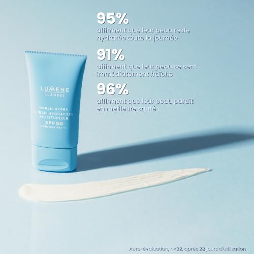 LUMENE Nordic Hydra [LÄHDE] Fresh Hydration Moisturizer SPF50 50 ml – vue 4