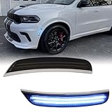 CYBORICH LED Side Marker Light for Dodge Durango 2021 2022 2023 2024 2025 2-Row Bule...