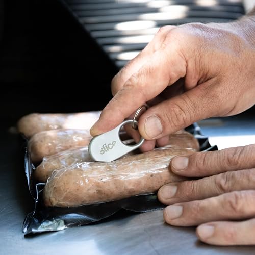 Slice Slicer Pro Box Cutter | Ceramic Keychain Knife and Heavy Duty Micro Cutter | Lasts 11x Longer than Metal | Silver by Slice - Image 5